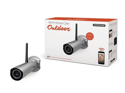 HD IP-Camera Buiten 1280x720 Aluminium/Zwart