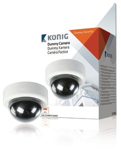 Dome Dummy Camera IP60 Wit/Zwart