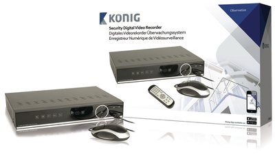 8-Kanaals CCTV Recorder HDD 1 TB